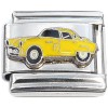 CT9817 Yellow Vintage Classic Car Italian Charm