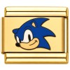 TG2001 Sonic the Hedgehog Gold Value Italian Charm