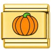 TG2012 Orange Pumpkin Gold Value Italian Charm