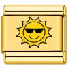 TG2017 Sunshine Smile Sunglasses Gold Value Italian Charm