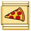 TG2023 Pepperoni Pizza Piece Gold Value Italian Charm