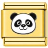 TG2036 Panda Face Gold Value Italian Charm