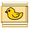 TG2056 Yellow Duck Gold Value Italian Charm