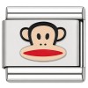 TV1008 Cartoon Monkey Face Value Italian Charm