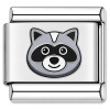 TV1024 Cute Racoon Face Value Italian Charm