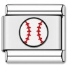 TV1034 Baseball Red Thread Value Italian Charm
