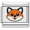 TV1039 Cute Fox Face Value Italian Charm