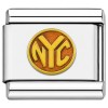 TV1073 New York Subway Token Value Italian Charm
