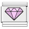 TV1086 Pink Bling Look Value Italian Charm