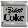 SL029 Diet Soda Laser Engraved Italian Charm