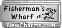 SS731 Fishermans Wharf Superlink Laser Italian Charm