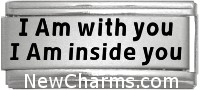SS744 With You Inside You Superlink Laser Italian Charm