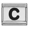 Black Letter Italian Charms