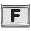 Black Letter Italian Charms