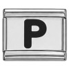 Black Letter Italian Charms