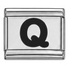 Black Letter Italian Charms
