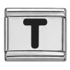 Black Letter Italian Charms