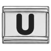 Black Letter Italian Charms
