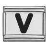 Black Letter Italian Charms