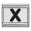 Black Letter Italian Charms
