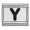 Black Letter Italian Charms