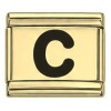 Black Letter Italian Charms