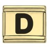Black Letter Italian Charms