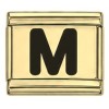 Black Letter Italian Charms