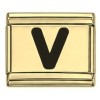 Black Letter Italian Charms