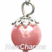 CH106 Pink Round Dangle