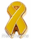 Yellow Ribbon LOCKET CHARM