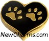 Paws on Heart LOCKET CHARM
