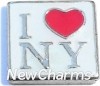 H4017 Dolphin Silver Floating Locket Charm