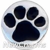 H6111 Big Paw Print Floating Locket Charm