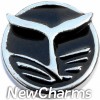 H9842 Whale Tail Floating Locket Charm