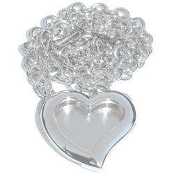 Full Necklace View of MH1001 Classic Locket Chain Necklace