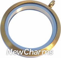 TS10  Twist Stainless Steel Silver Big Round Loose Floating Locket