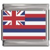 Hawaii Flag Italian Charm
