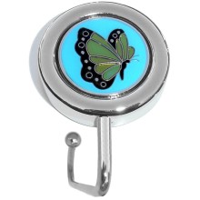PC5004-11 November Butterfly Purse Hanger on Blue