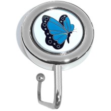 PC5004-12white December Butterfly Purse Hanger