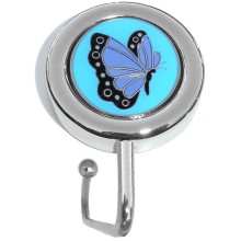 PC5004-6 June Butterfly Purse Hanger on Blue