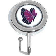 PC5004-7white July Butterfly Purse Hanger