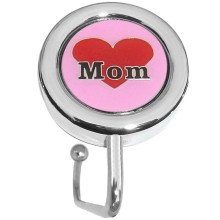 PC5010 Mom on Heart Purse Hanger