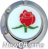 PH7010 Red Rose Foldable Purse Hanger