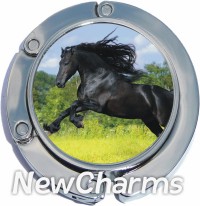 PH9048 Black Horse Foldable Purse Hanger