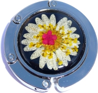 BUTTERFLIES ON FUSCHIA PURSE HANGER