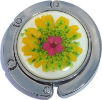 PH8076 Flowers Fuchsia and Yellow on White