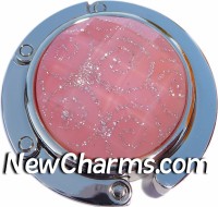 PH8168 Pink Swirl Foldable Purse Hanger