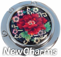PH8196 Red Rose Foldable Purse Hanger