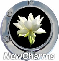 PH9051 White Flower Foldable Purse Hanger